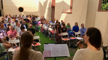 Ffm.-Zentrum, Open Air, Johannisruine wb