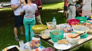 Ffm.-Zentrum, Open Air, Johannisruine wb