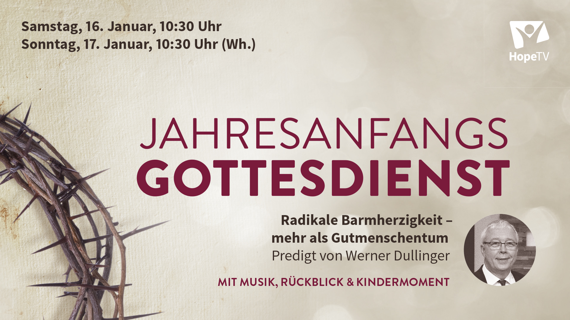 Jahresanfangsgottesdienst